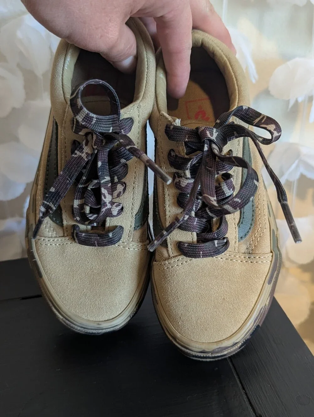 Camo And Tan Vans Shoes
